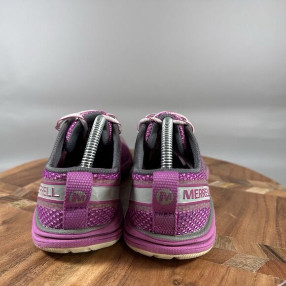 S Merrell Road Glove Dash 3 Women’s Size 7.5 Purple Ice Trail Running Shoes Used - Picture 4 of 8